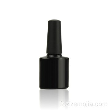 Flacon de vernis à ongles 10 ml blanc transparent 10 ml